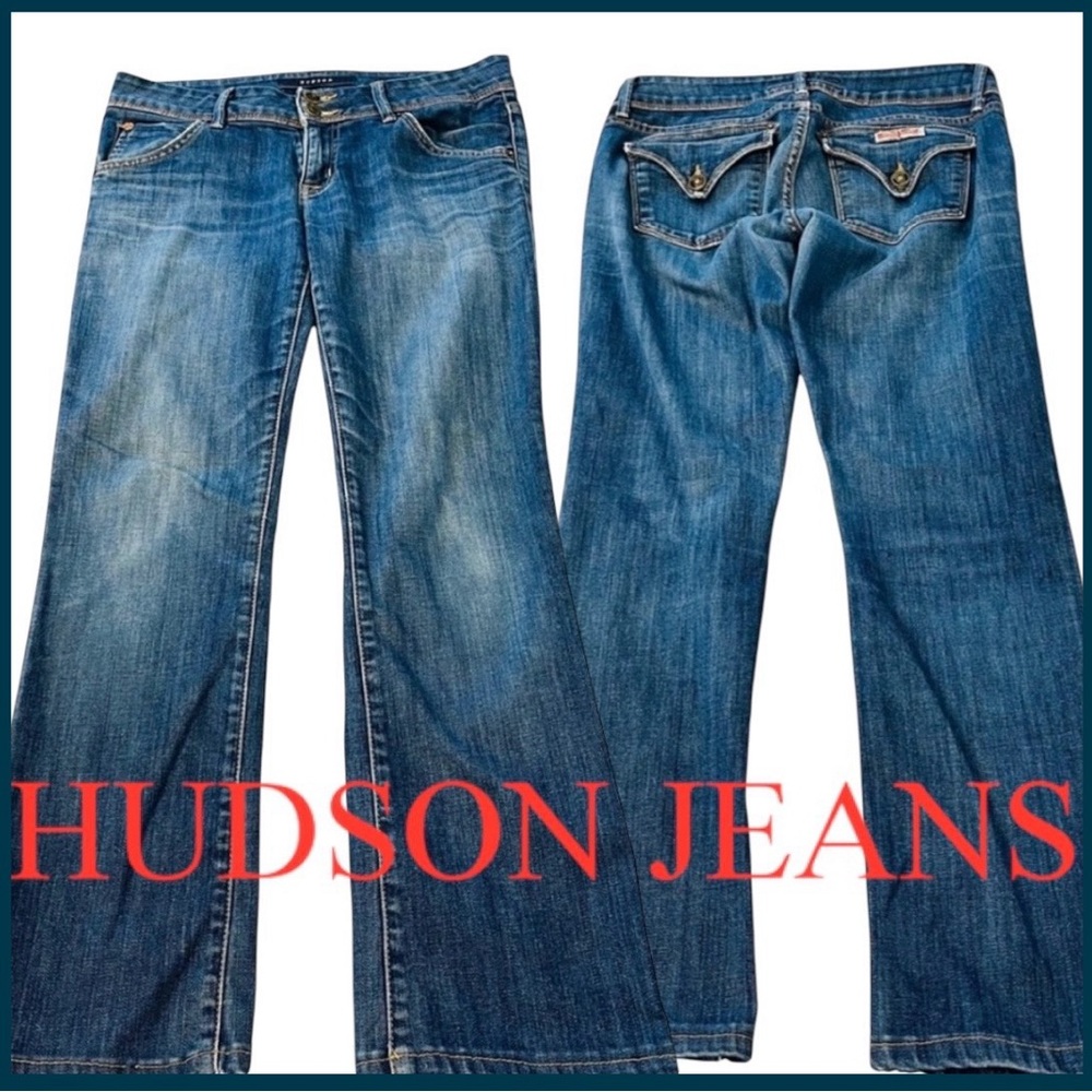 Hudson Jeans Blue Ankle & Cropped Women Jeans